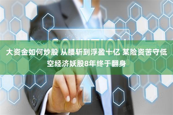 大资金如何炒股 从腰斩到浮盈十亿 某险资苦守低空经济妖股8年终于翻身