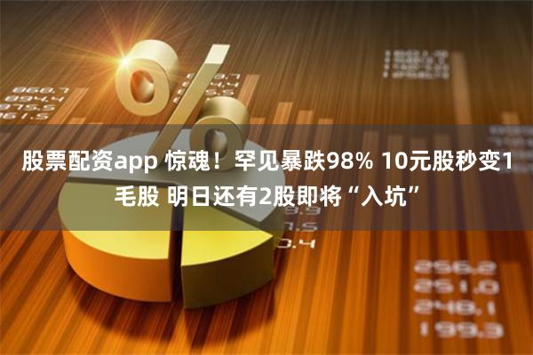 股票配资app 惊魂！罕见暴跌98% 10元股秒变1毛股 明日还有2股即将“入坑”