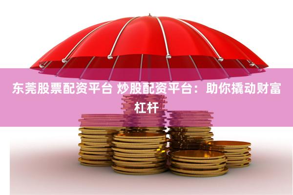 东莞股票配资平台 炒股配资平台：助你撬动财富杠杆