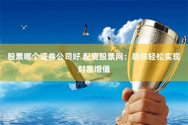 股票哪个证券公司好 配资股票网：助你轻松实现财富增值